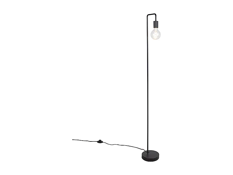 Lampadaire moderne noir - Facil