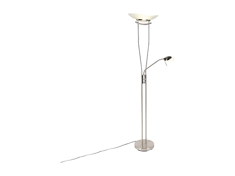 Lampadaire moderne en acier avec LED et dimmer - Lexus