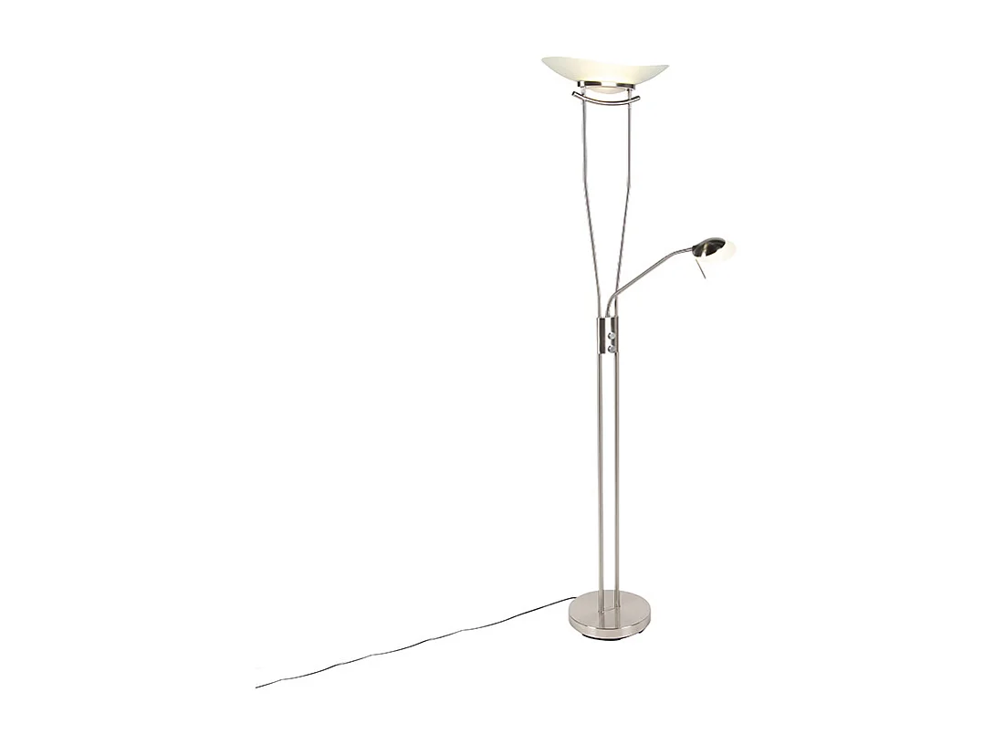 Lampadaire moderne en acier avec LED et dimmer - Lexus