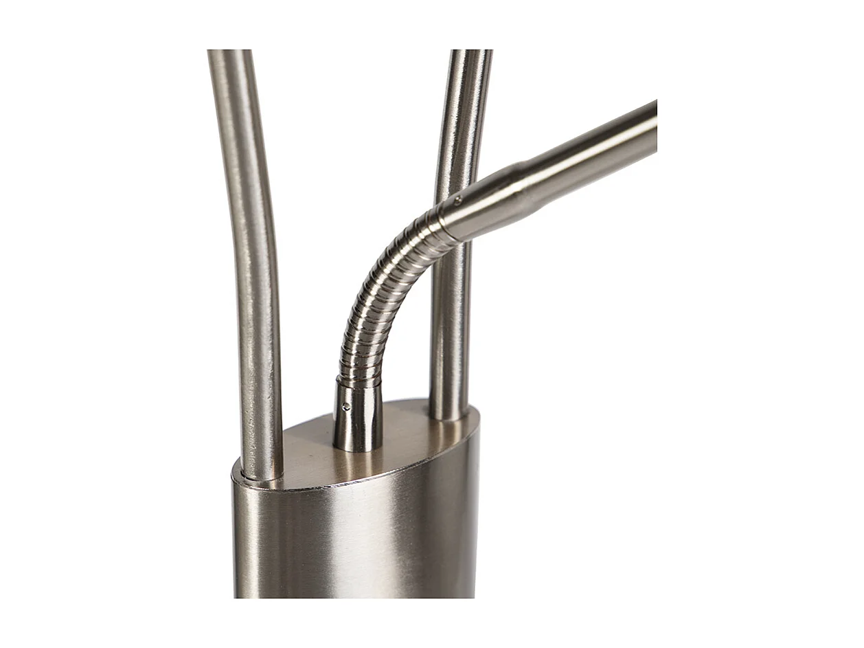 Lampadaire moderne en acier avec LED et variateur - Lexus