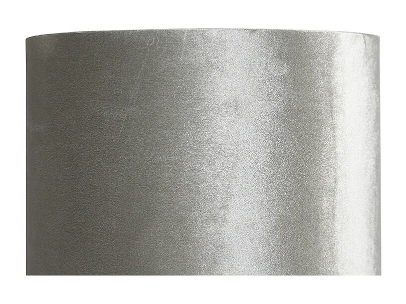Lampadaire moderne noir avec abat-jour en velours gris - Rich