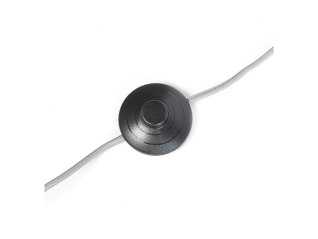 Lampe à arc moderne avec abat-jour gris - Bend