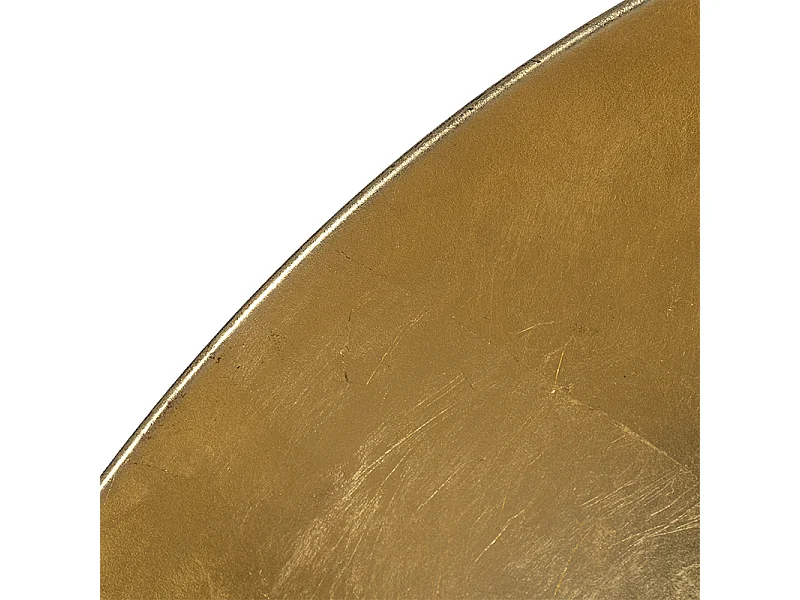 Lampadaire industriel noir 50 cm avec or réglable - Magnax