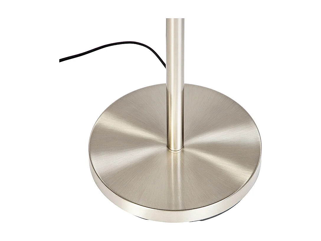 Lampadaire acier avec abat-jour rose 50 cm - Simplo