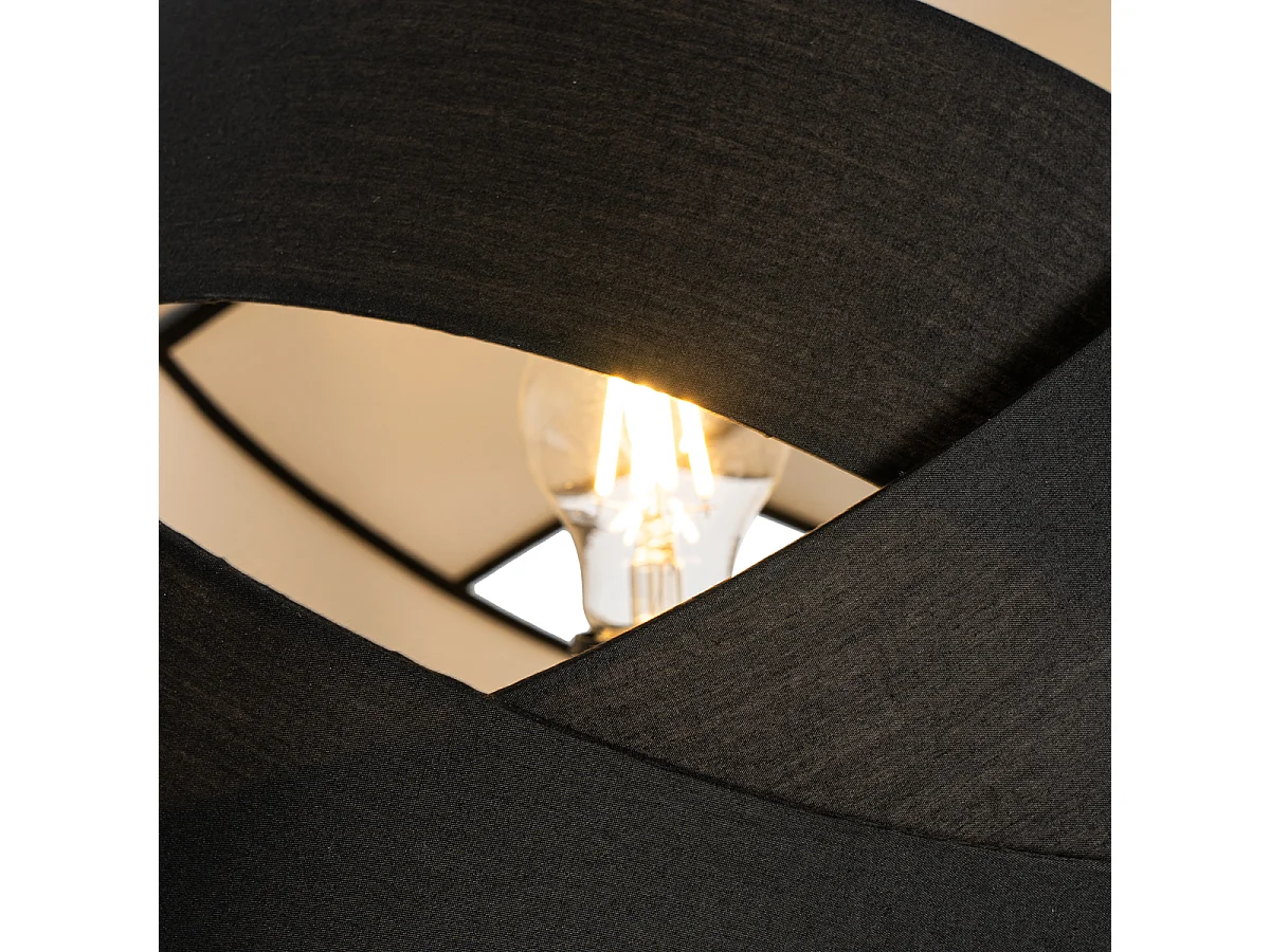 Lampadaire moderne noir - Cloth