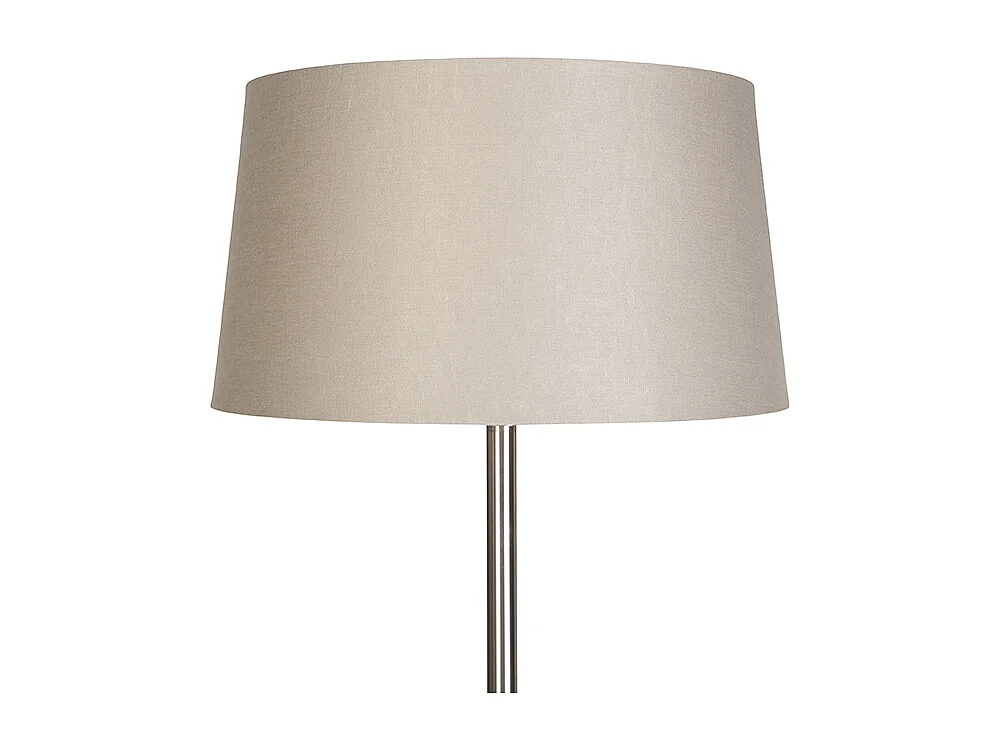 Lampadaire moderne en acier avec abat-jour taupe 45 cm - Simplo