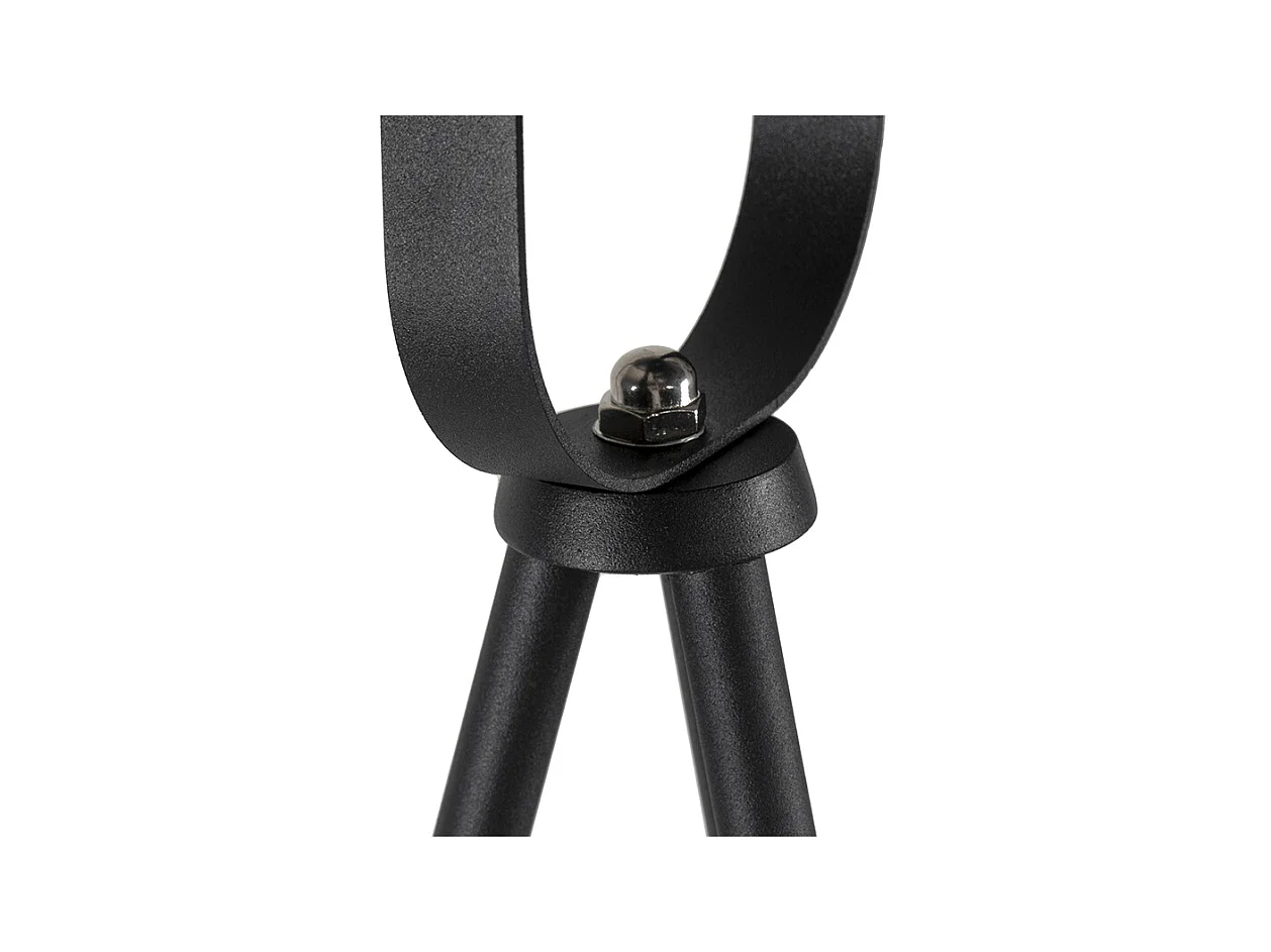 Lampadaire noir avec trépied or 154,4 cm - Magnax Eco