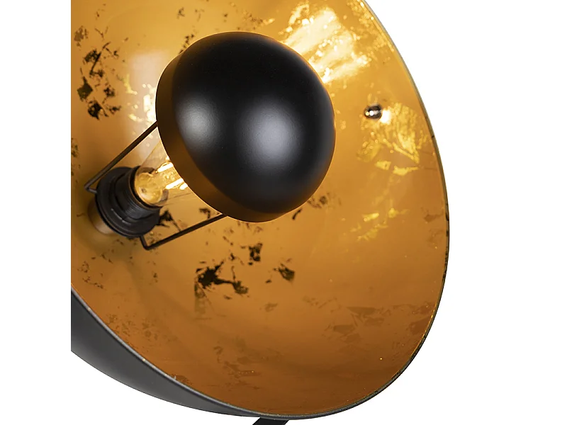 Lampadaire industriel trépied noir - Magna 40 Eglip