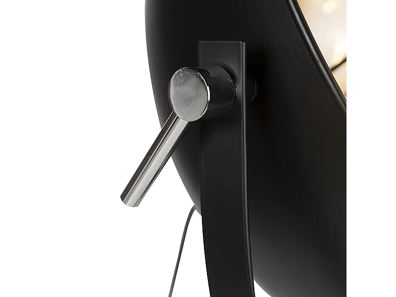 Lampadaire trépied industriel noir - Magna 40 Eglip