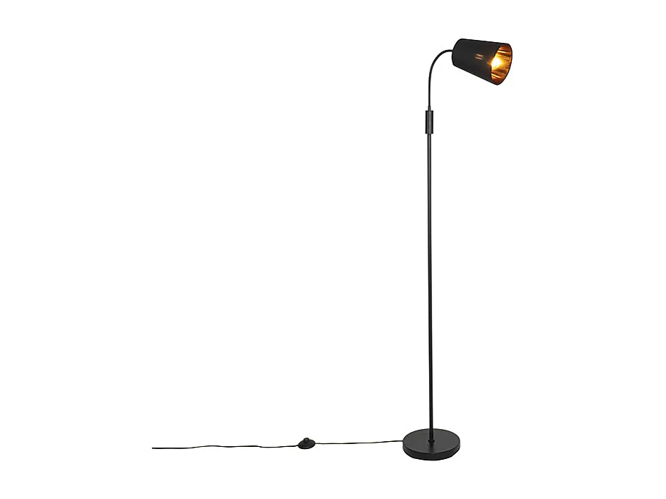 Lampadaire moderne noir - Carmen