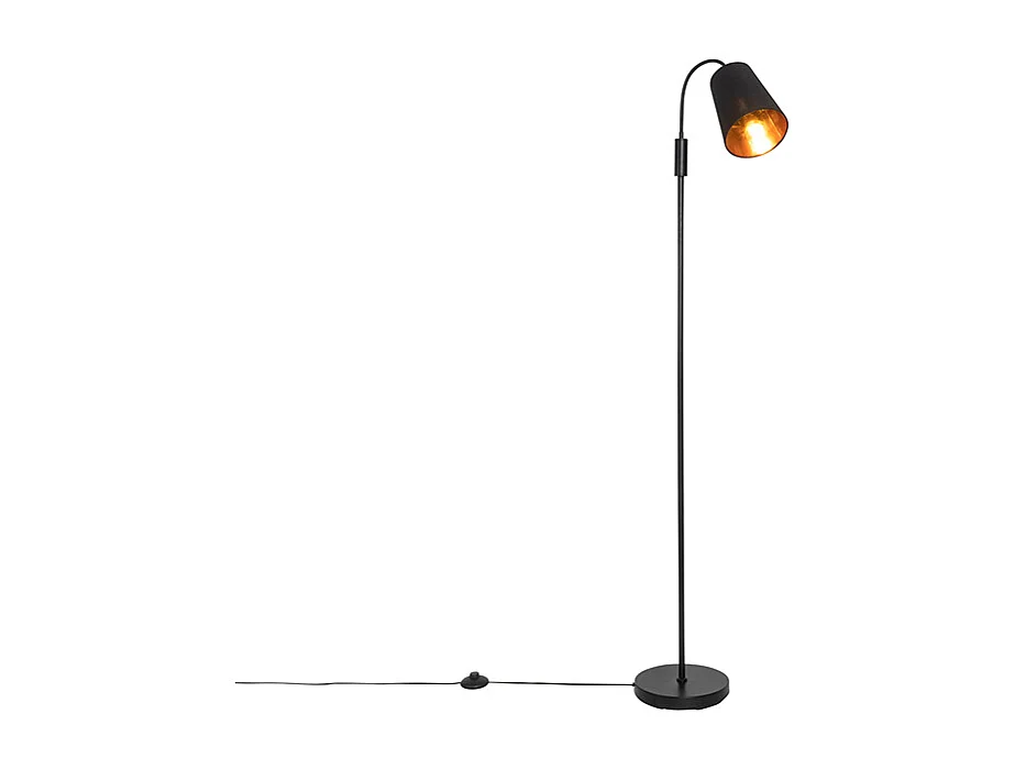Lampadaire moderne noir - Carmen
