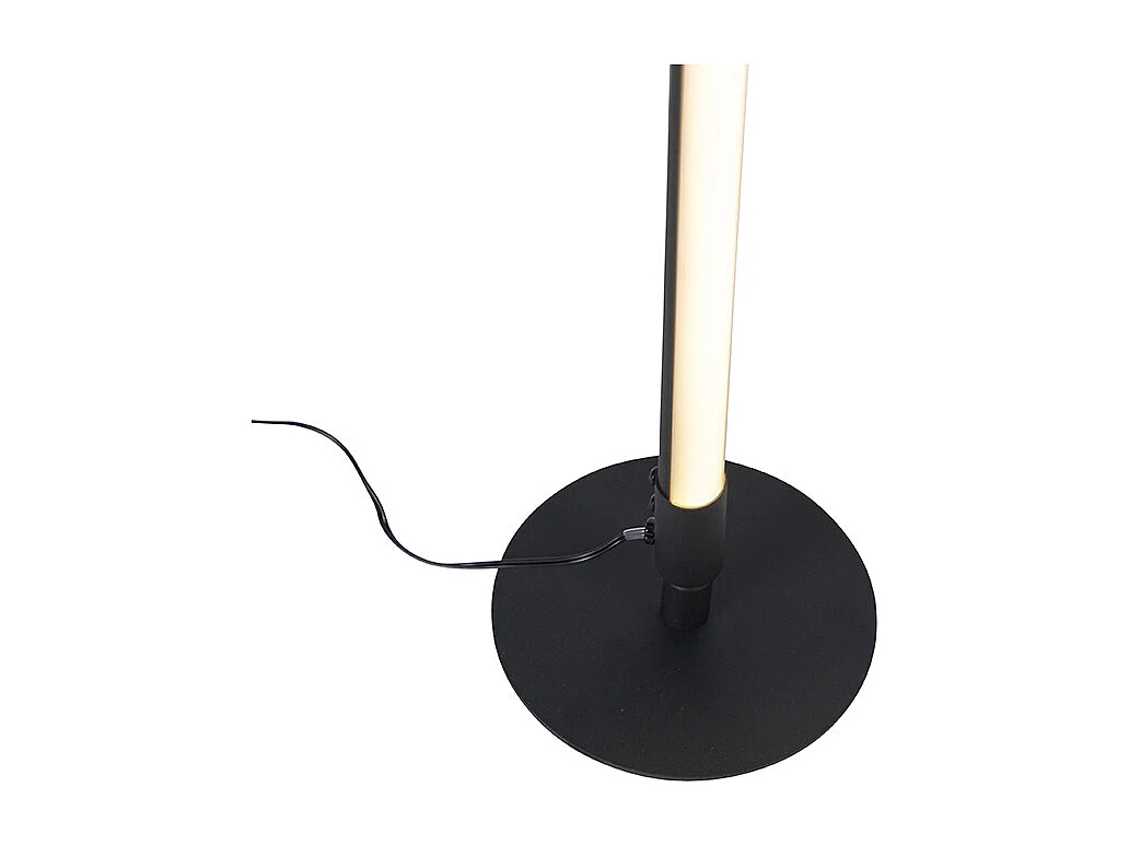 Lampadaire noir avec LED et variateur tactile 3 niveaux d'intensité - Line-up