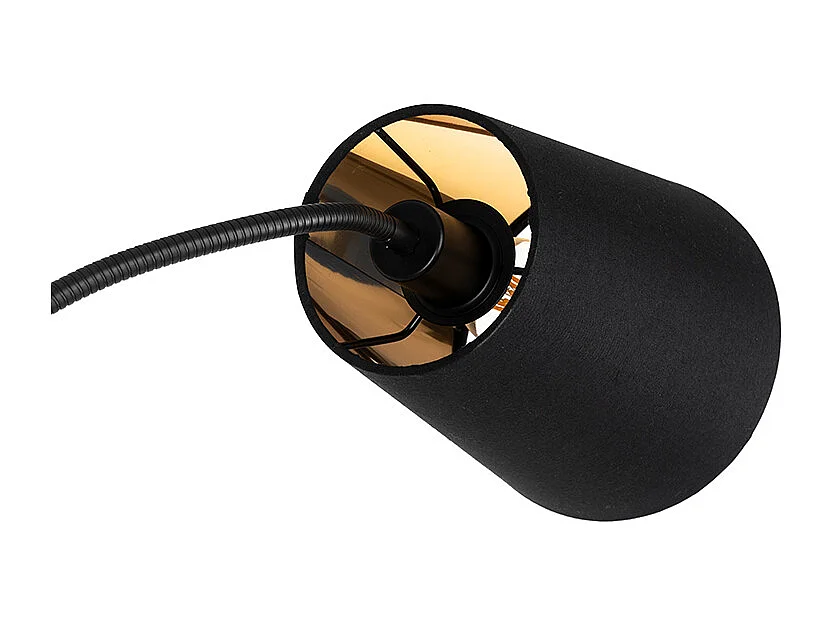 Lampadaire moderne noir 3 lumières - Carmen