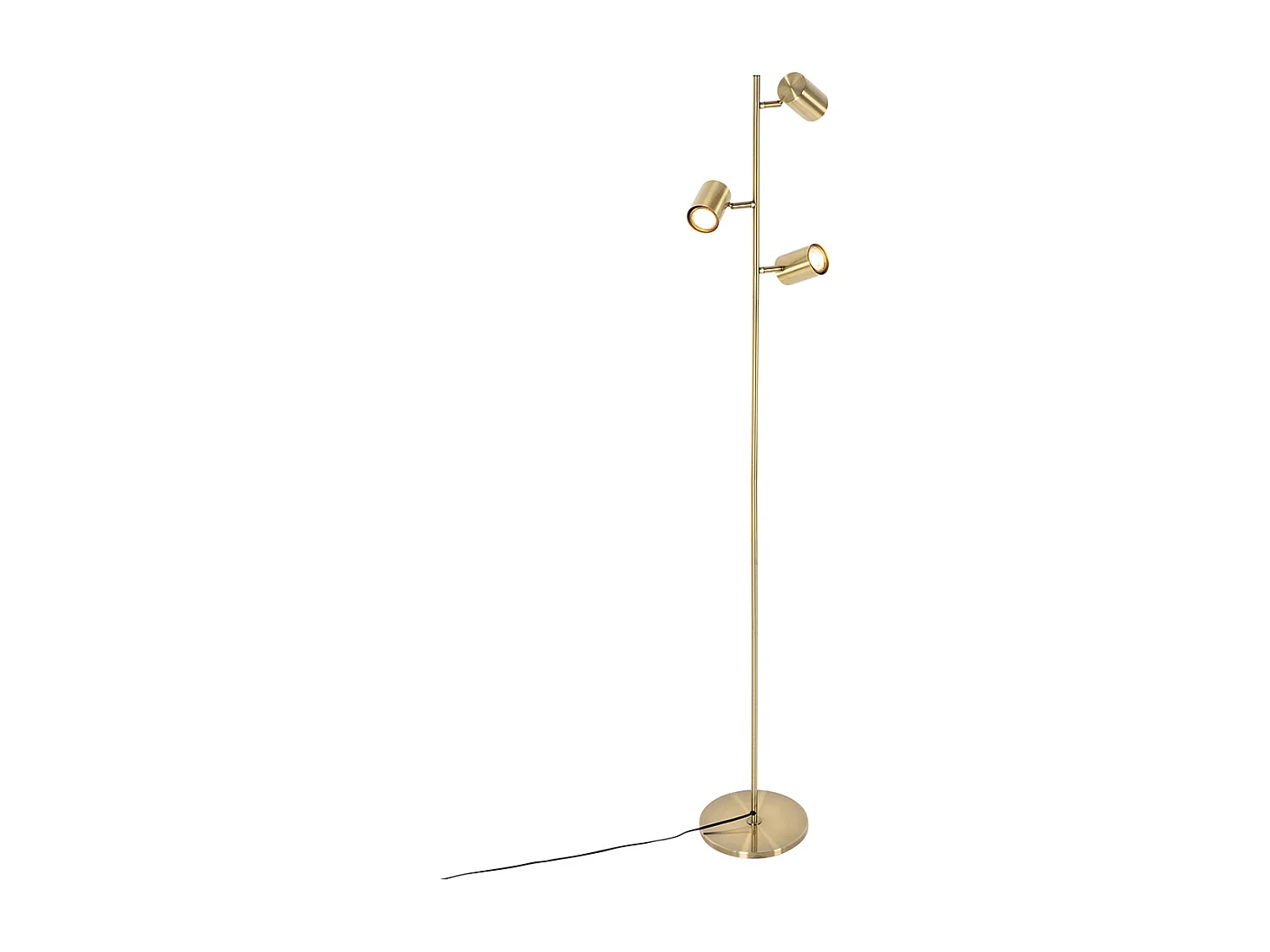 Lampadaire moderne bronze 3 lumières - Jeana