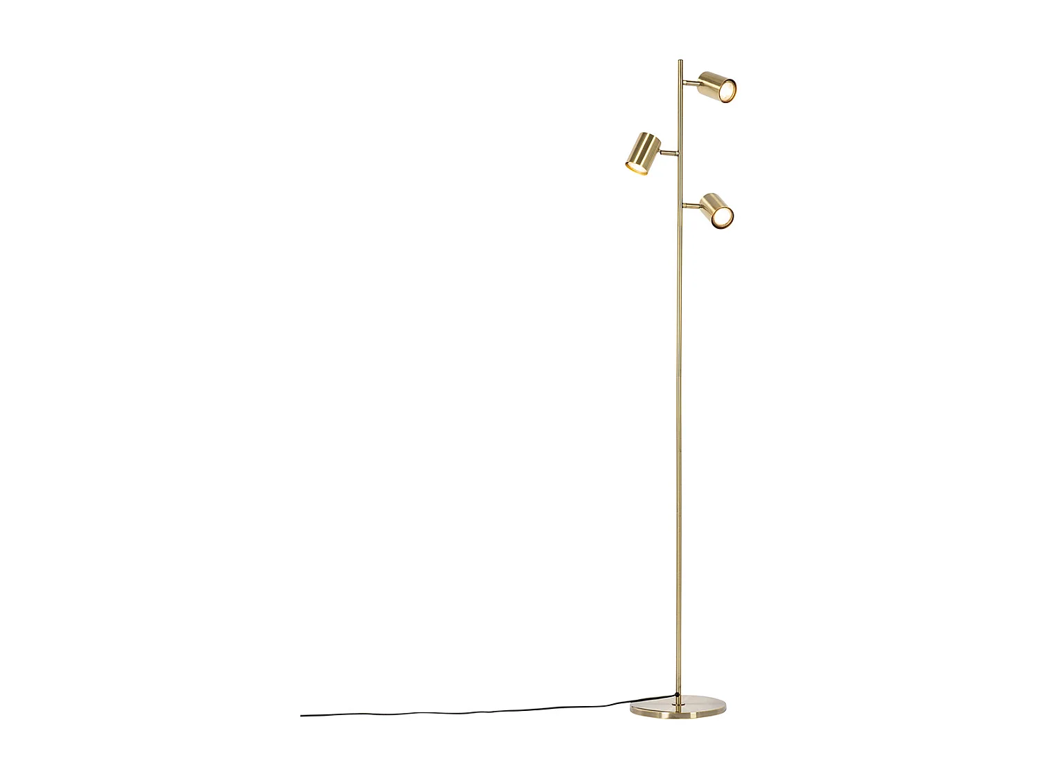 Lampadaire moderne bronze 3 lumières - Jeana