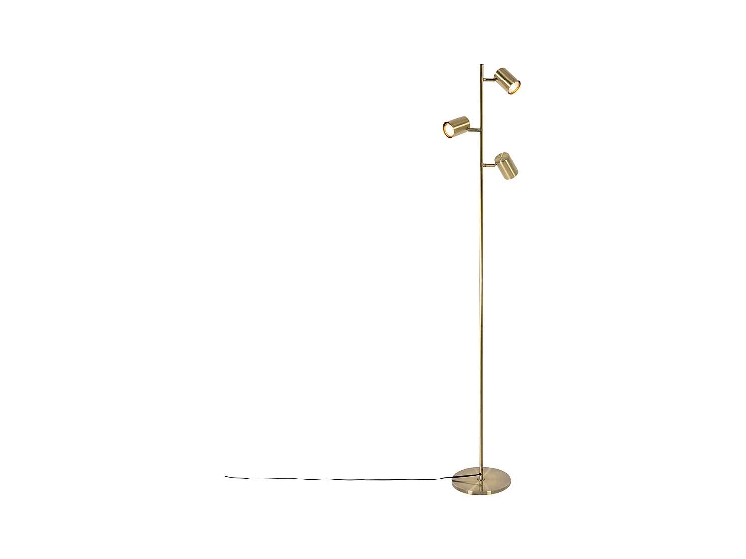 Lampadaire moderne bronze 3 lumières - Jeana