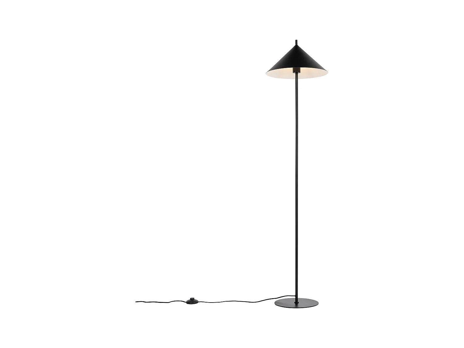 Lampadaire design noir triangle - Triangolo