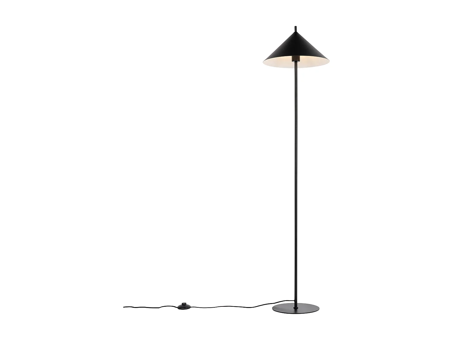 Lampadaire design noir - Triangolo