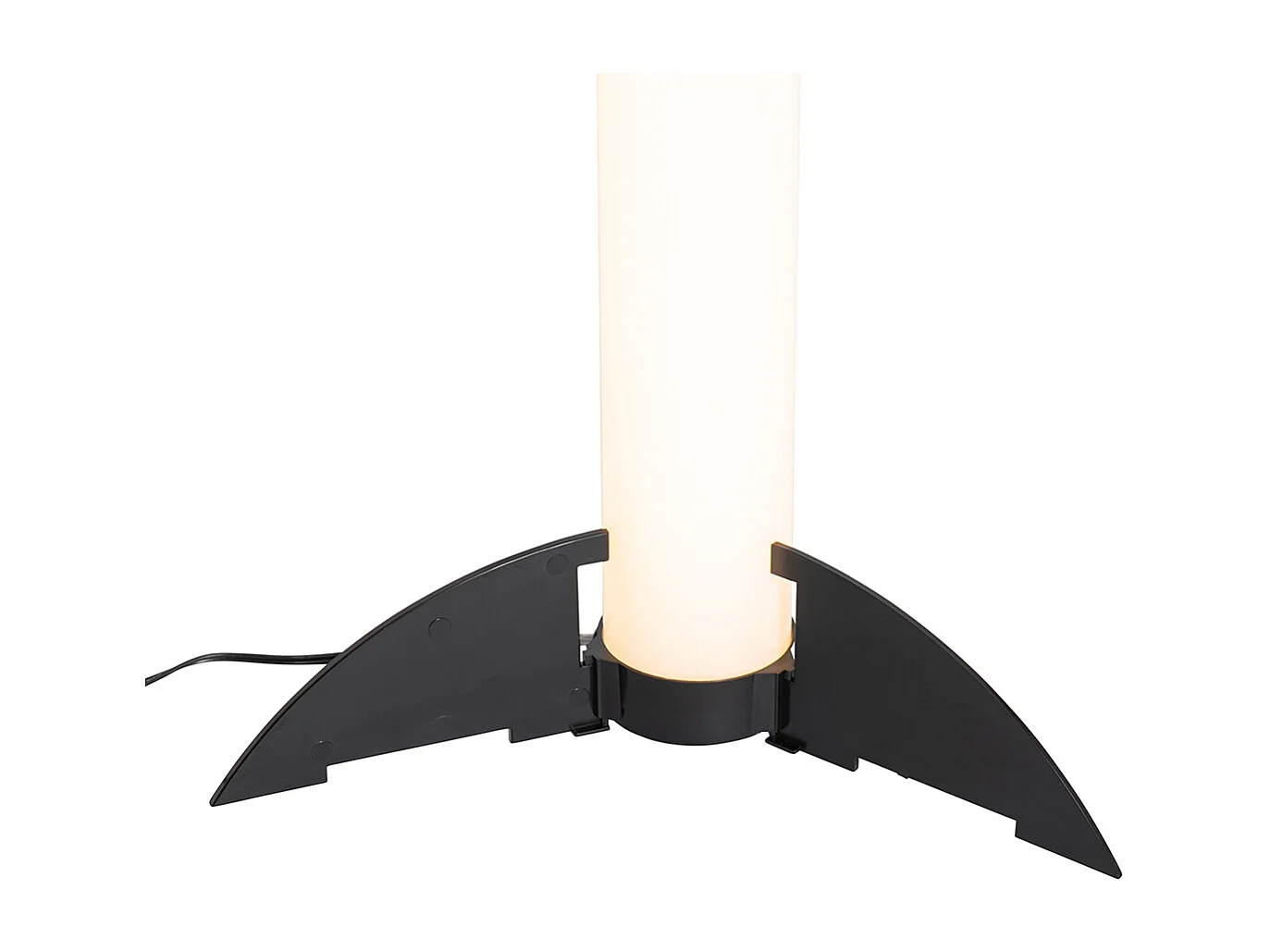 Lampadaire design noir avec LED - Bomba