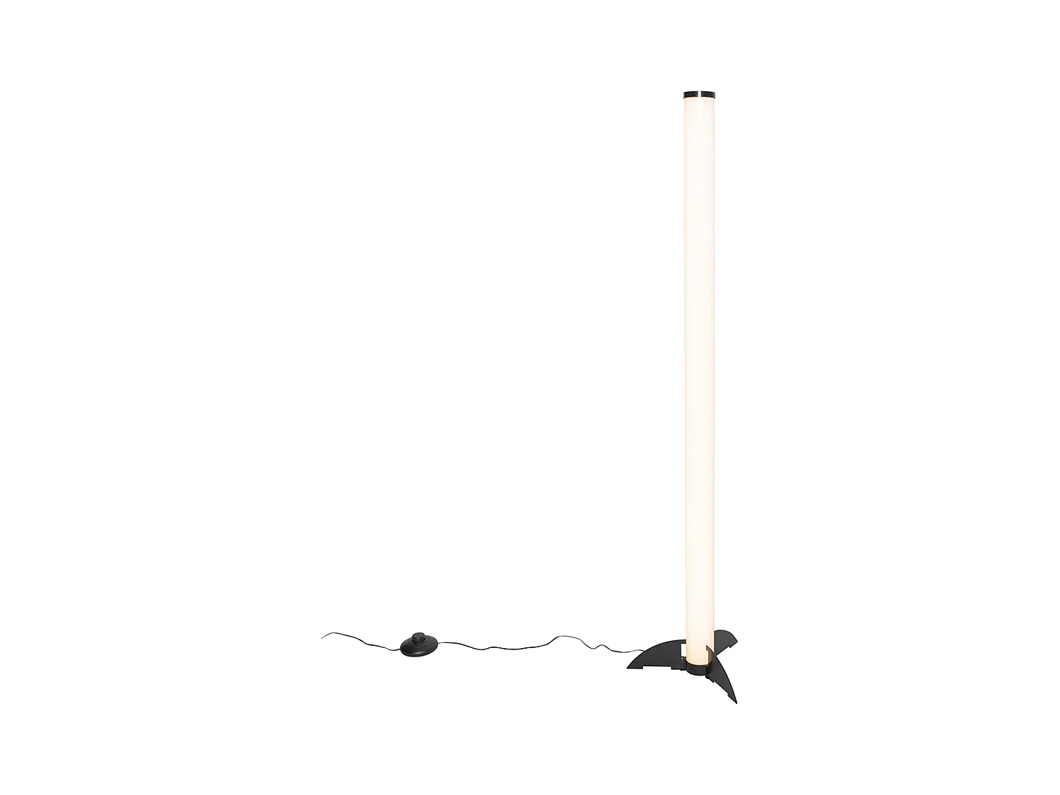 Lampadaire design noir avec LED - Bomba