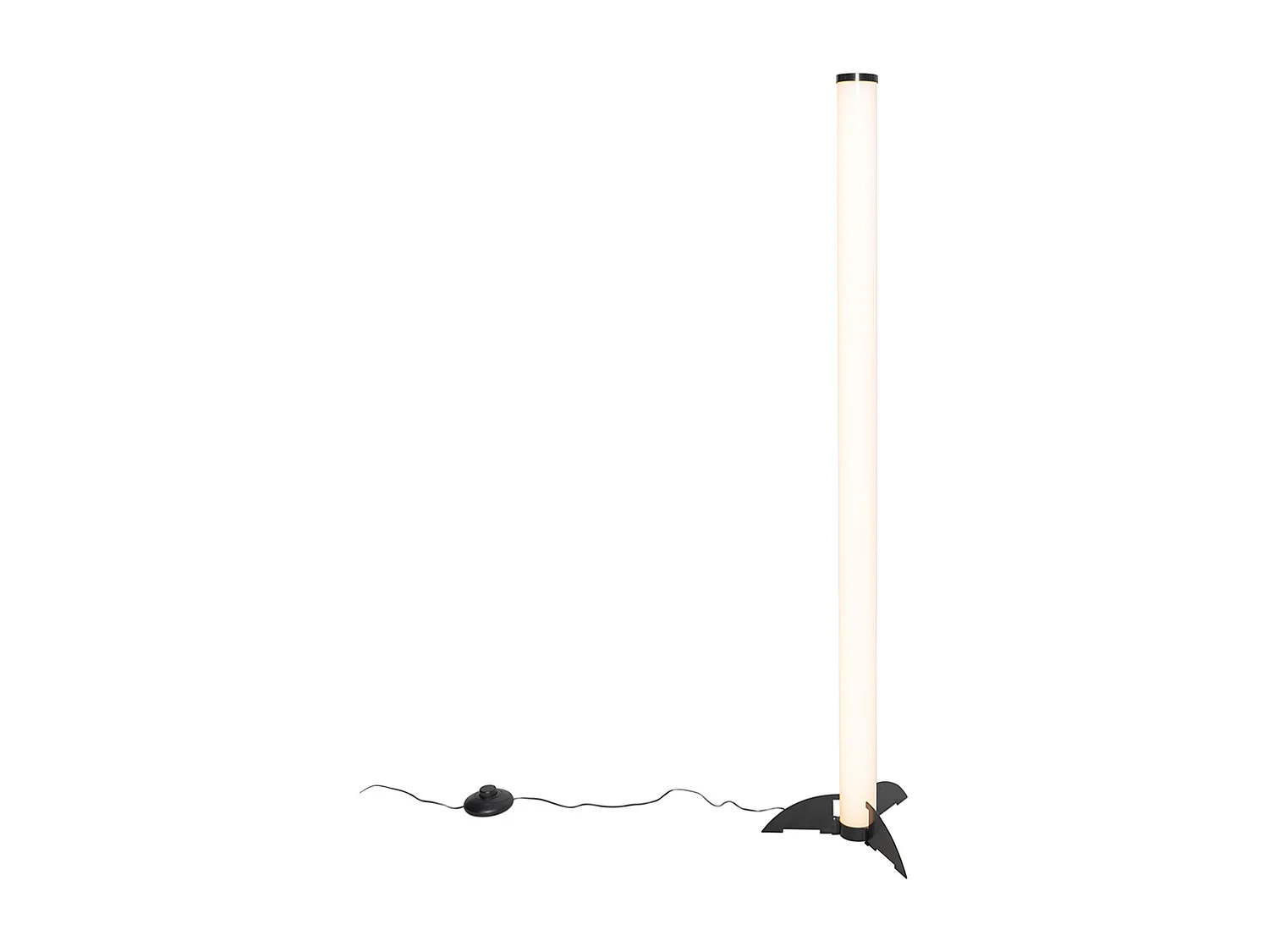 Lampadaire design noir avec LED - Bomba