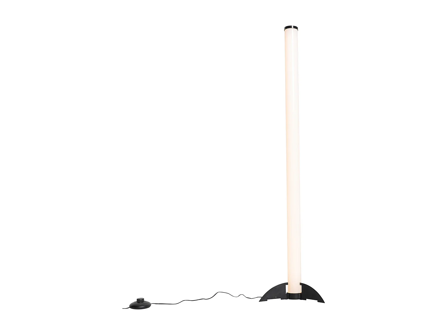 Lampadaire design noir avec LED - Bomba