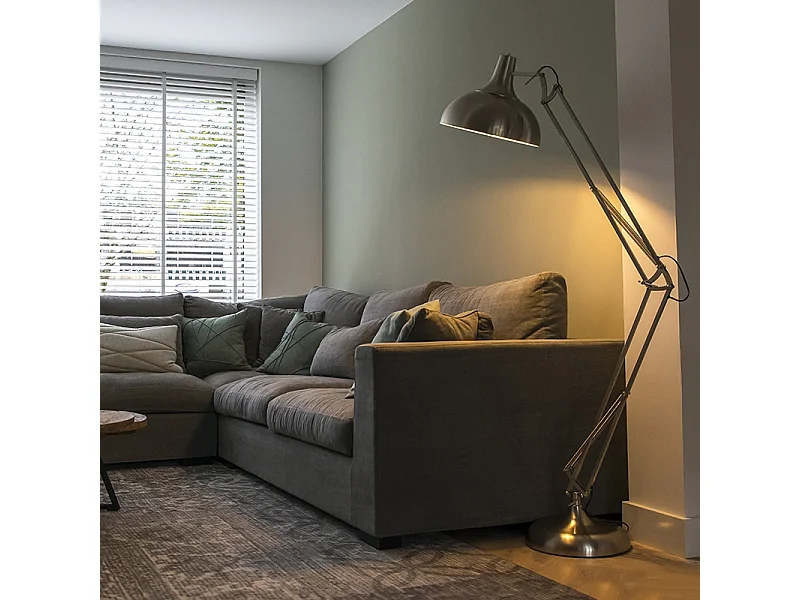 Lampadaire design en acier réglable - Hobby