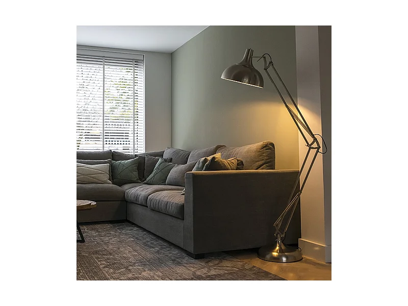 Lampadaire design en acier réglable - Hobby