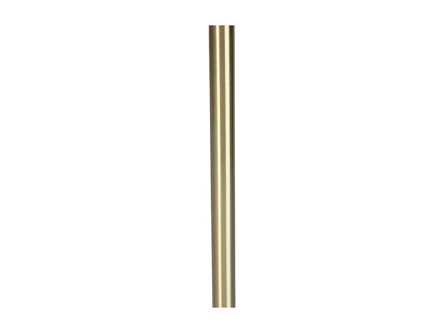 Lampadaire en laiton avec abat-jour blanc 50 cm - Simplo