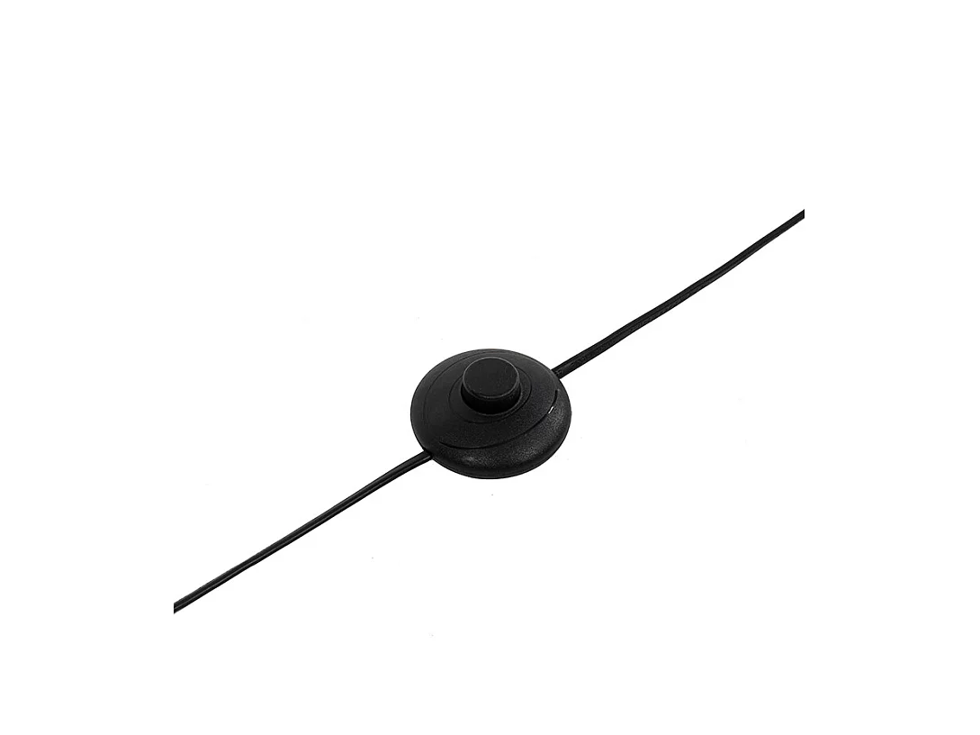 Lampadaire Art Déco noir avec verre transparent - Pallon Mezzi