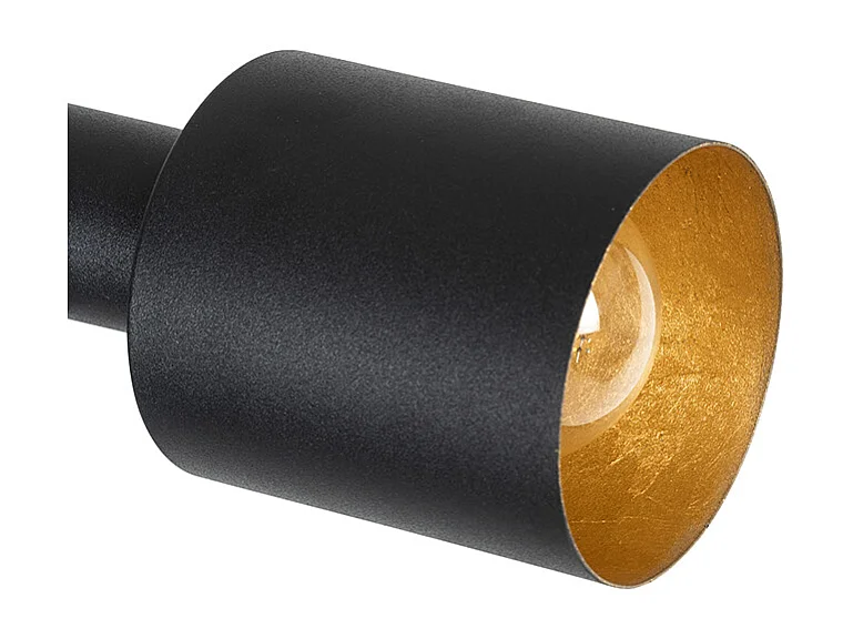 Lampadaire moderne noir 2 lumières - Stijn