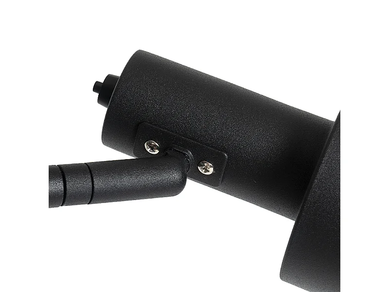 Lampadaire moderne noir 2 lumières - Stijn