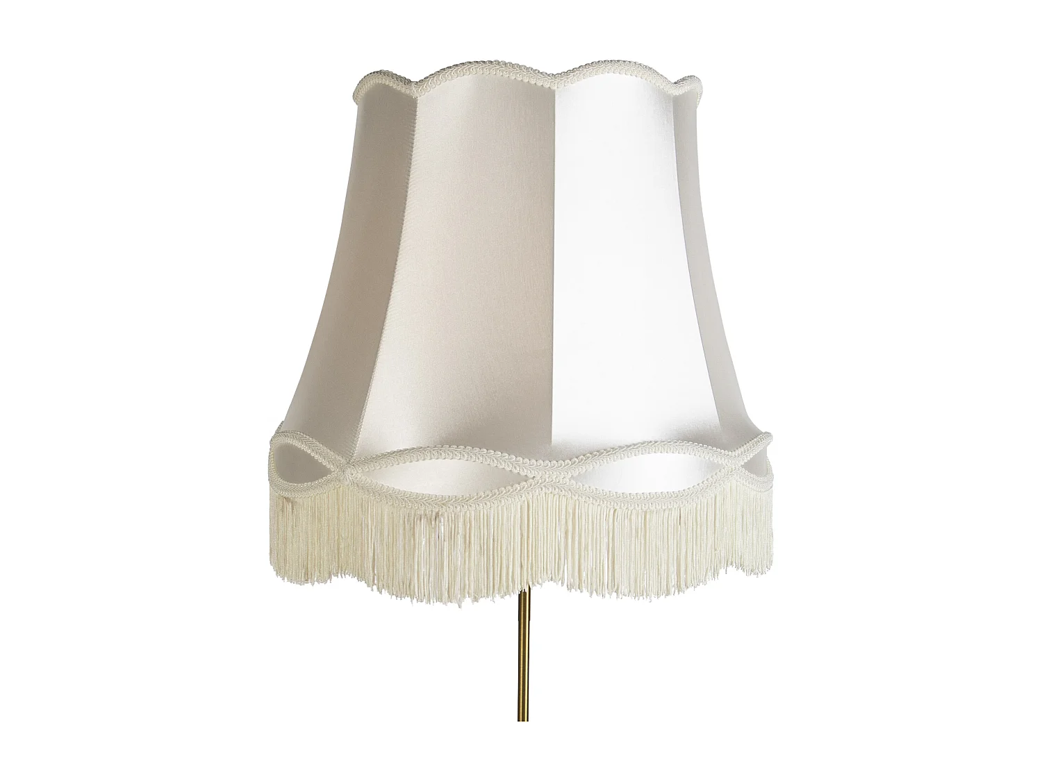 Lampadaire bronze avec abat-jour Granny crème 45 cm réglable - Parte