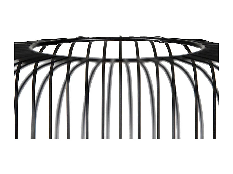 Lampadaire design noir avec or - Mayelle