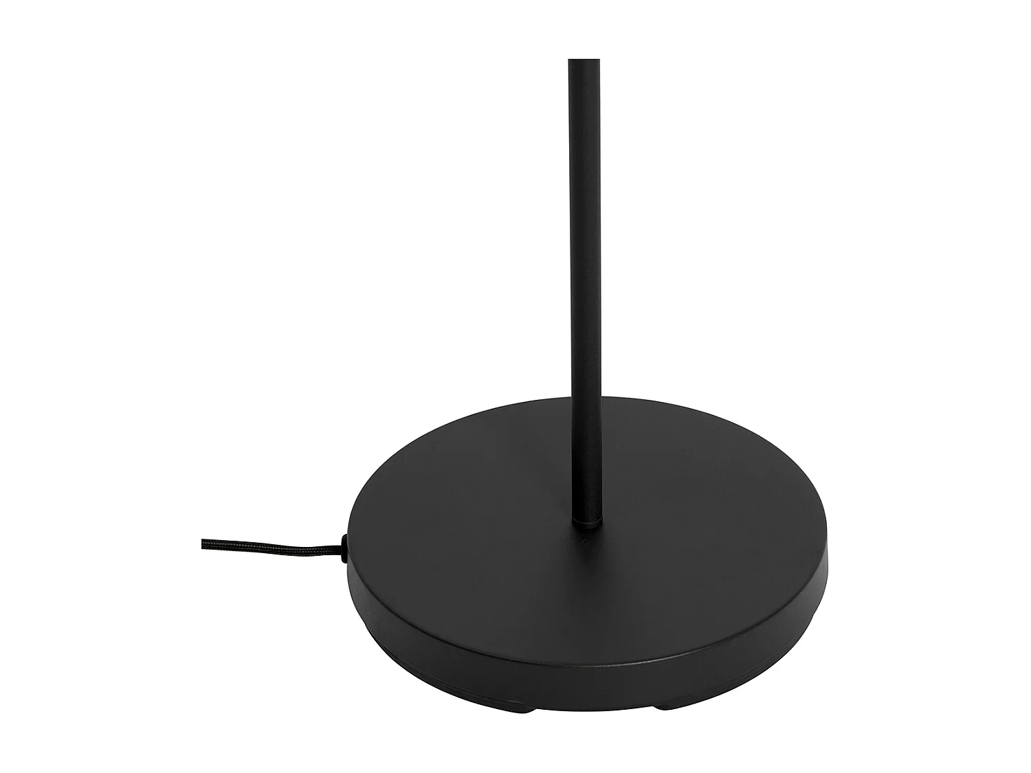 Lampadaire rétro noir avec verre clair - Eclipse