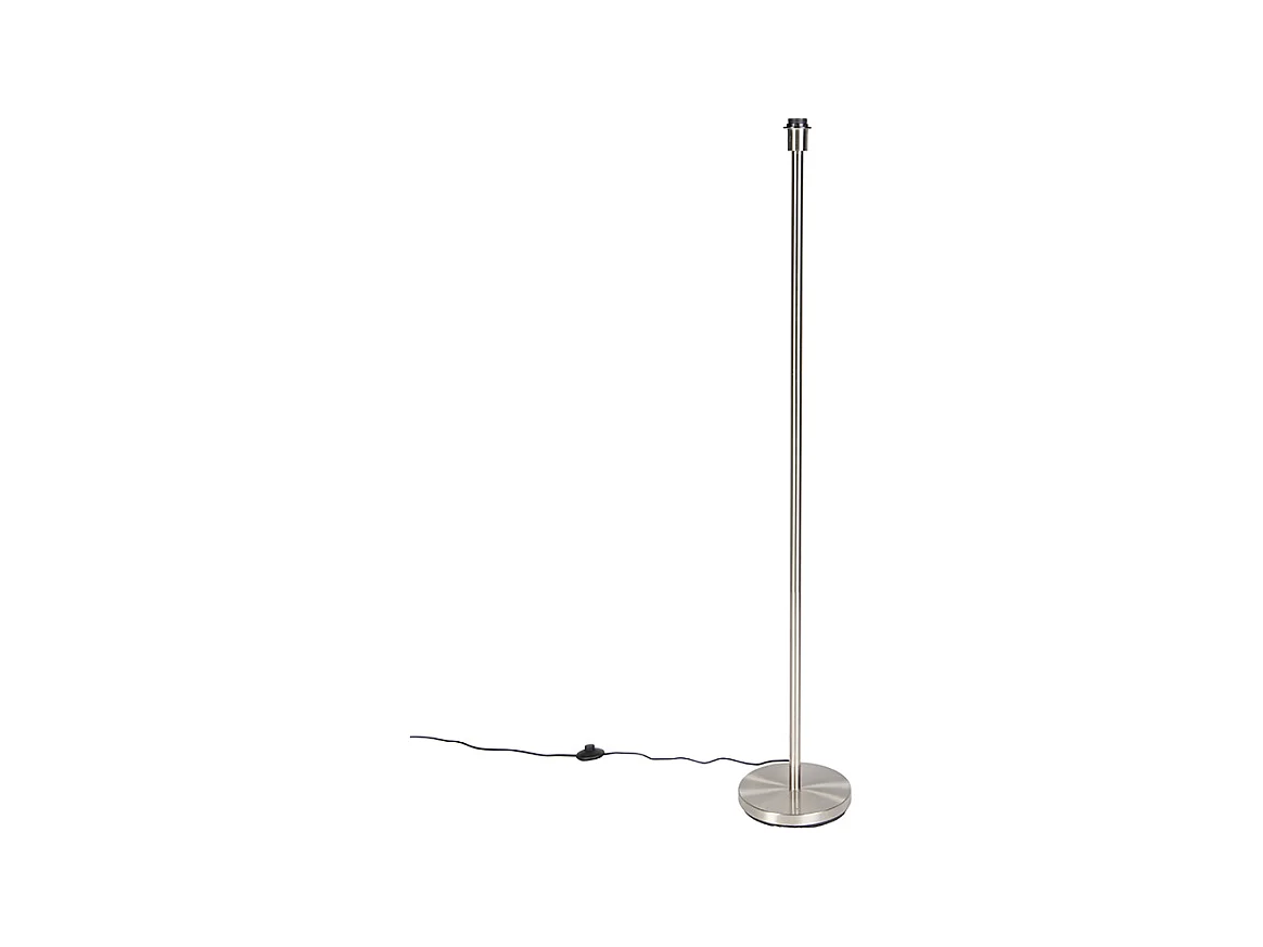 Lampadaire moderne en acier sans abat-jour - Simplo