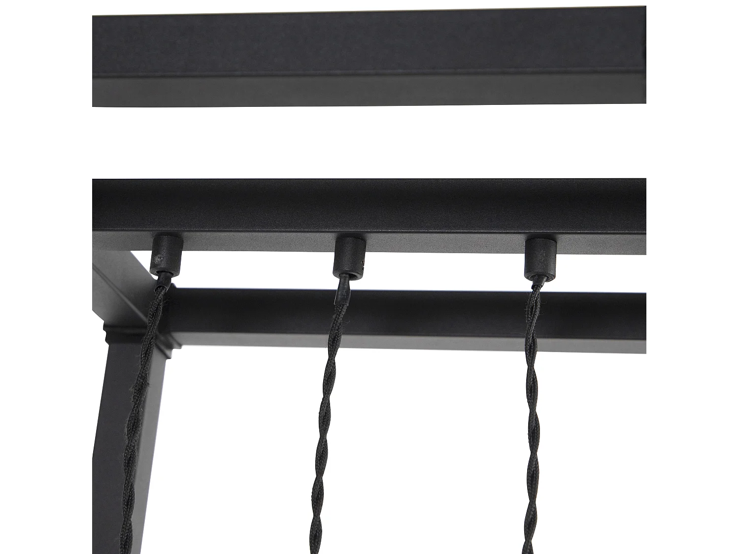 Lampadaire intelligent noir 3 lumières avec Wifi G95 - Big Cage