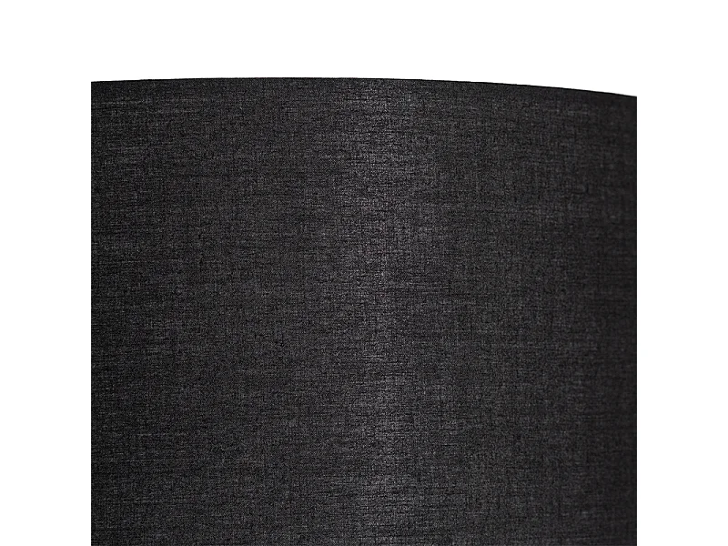Lampadaire noir avec intérieur blanc et liseuse - Jelena