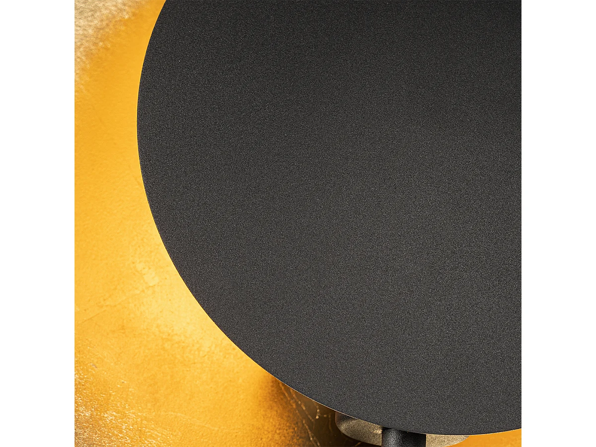 Lampadaire Art Déco noir avec doré - Emilienne