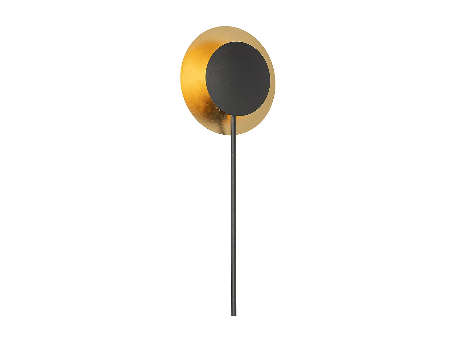 Lampadaire Art Déco noir avec doré - Emilienne