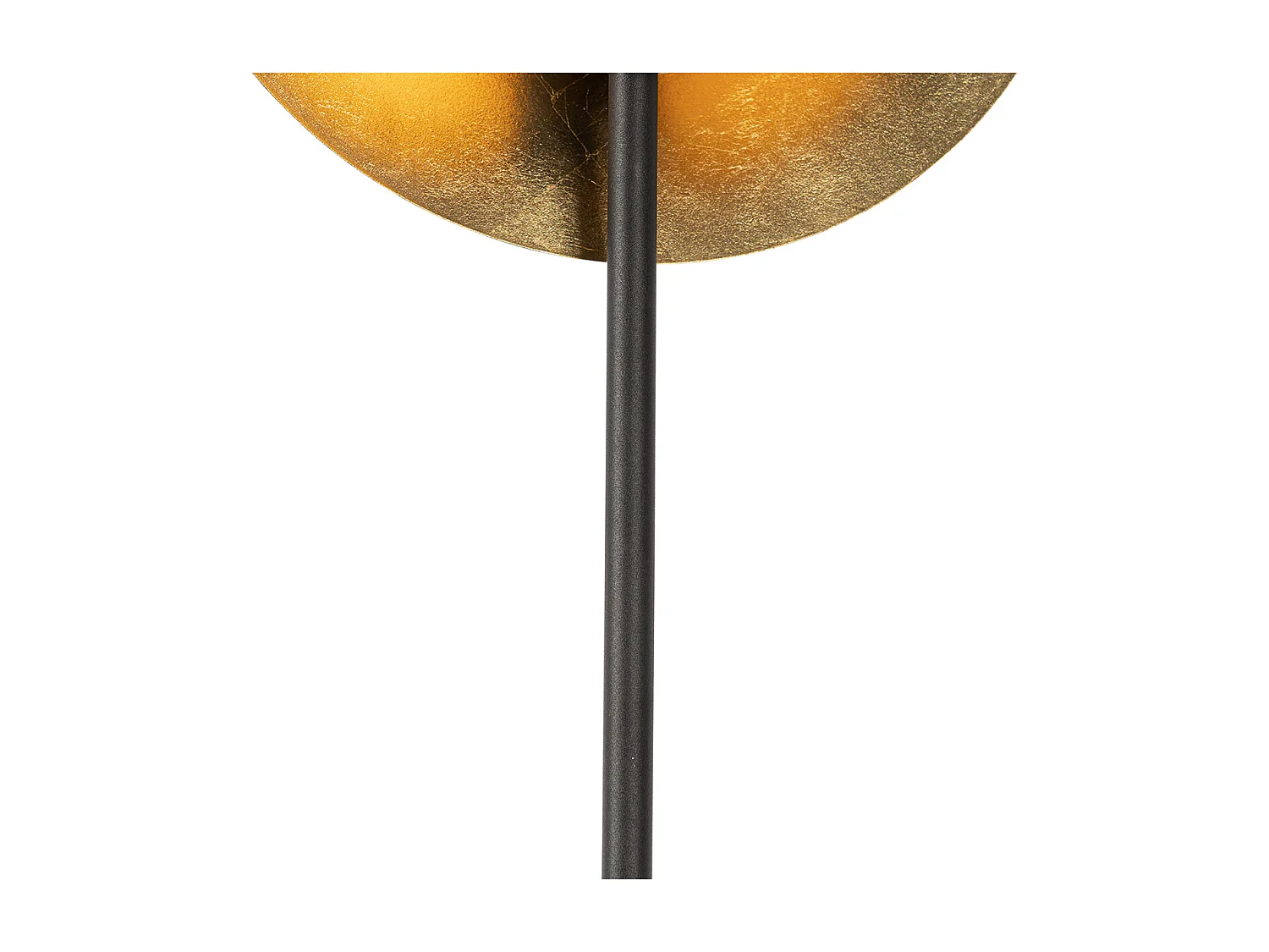 Lampadaire Art Déco noir avec doré - Emilienne