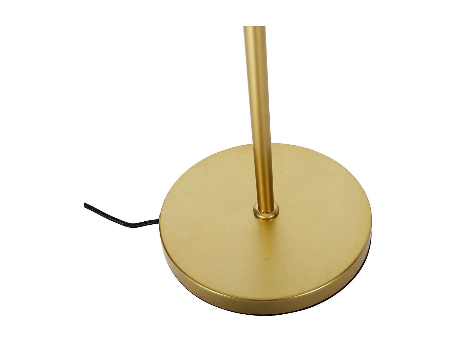 Lampadaire design noir avec or 3 lumières - Sinem