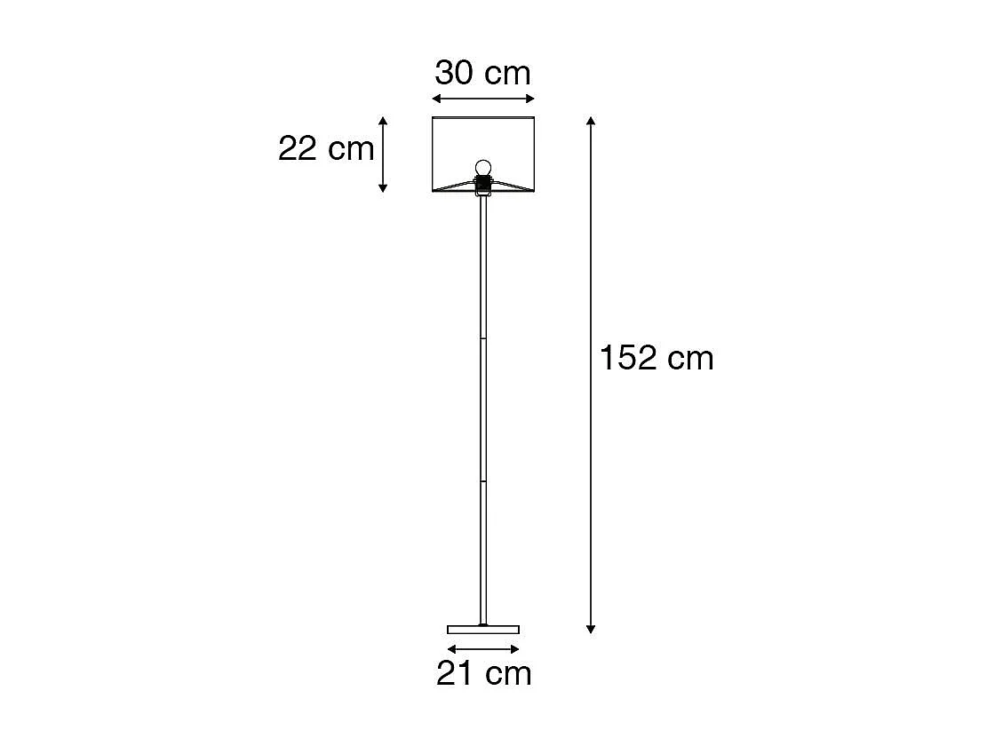 Lampadaire moderne gris - VT 1
