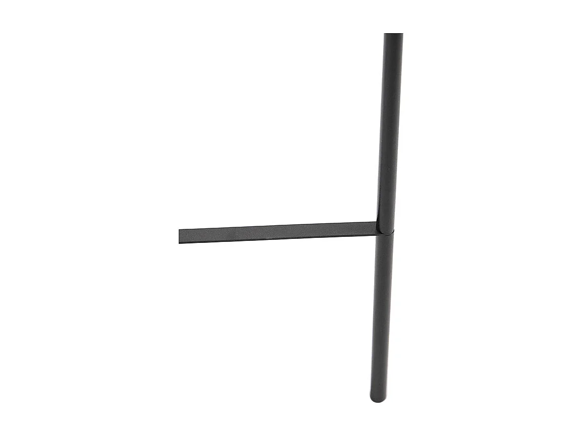 Lampadaire design noir avec verre fumé - Bliss