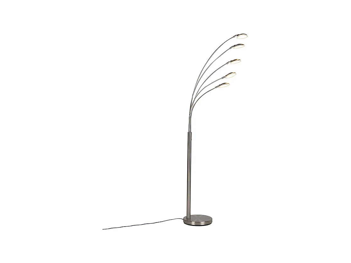 Lampadaire en acier avec LED avec variateur tactile - Sixties Trento