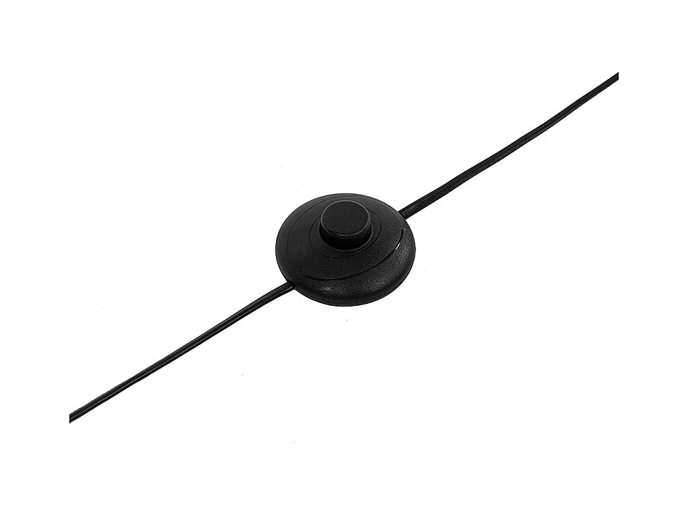 Lampadaire Art Déco noir avec verre fumé - Pallon Mezzi