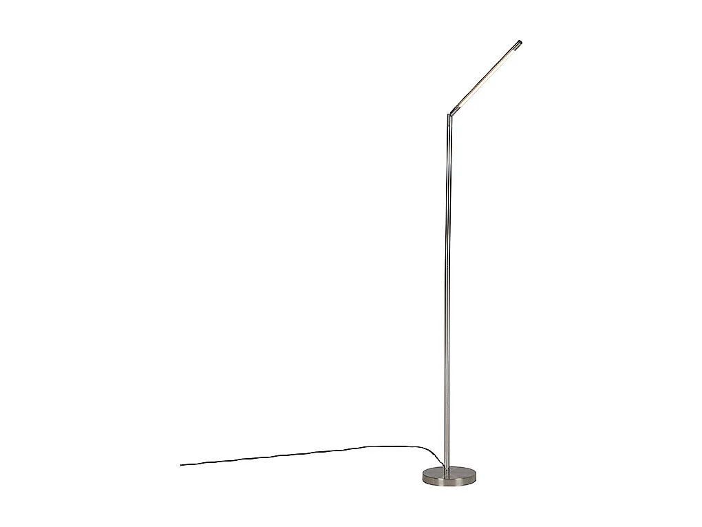 Lampadaire moderne en acier avec LED - Berdien