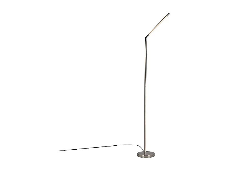 Lampadaire moderne en acier avec LED - Berdien