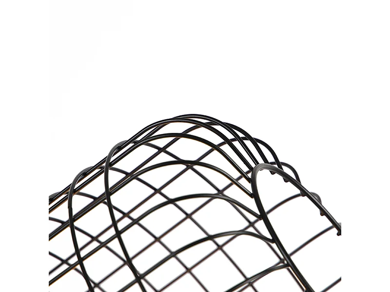 Lampadaire industriel trépied acier noir - Bliss Vefa