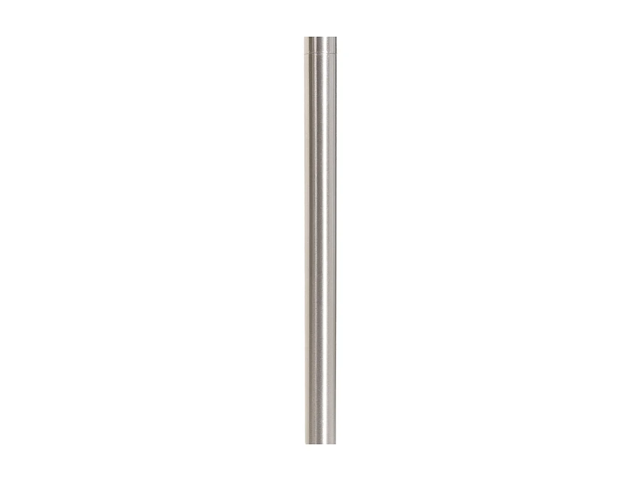 Lampadaire en acier avec abat-jour blanc et liseuse - Jelena